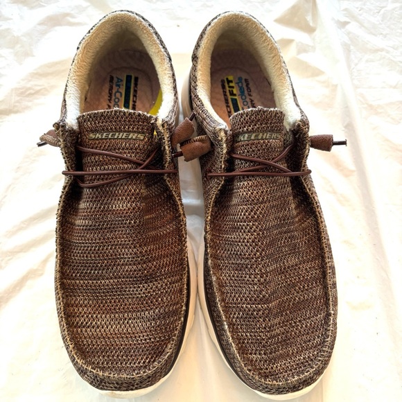 Sketchers Zenwick loafers air- cooled memory foam brown SZ 10 Worn Once main image 8